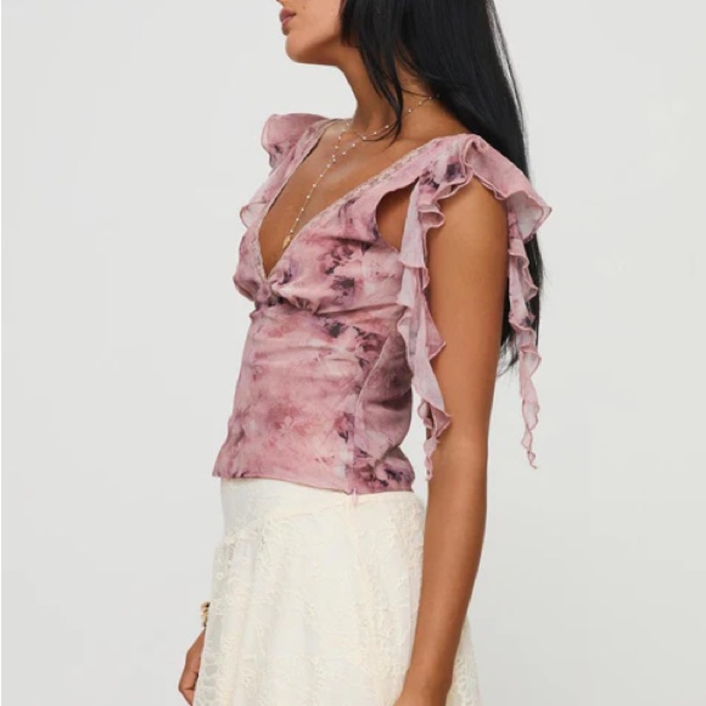 Princess Polly Miztry Top Pink - Picture 3 of 11